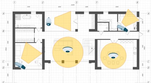 camera floor plan